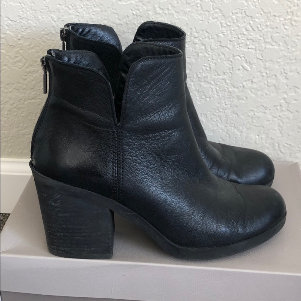 Lucky Brand Leather Booties